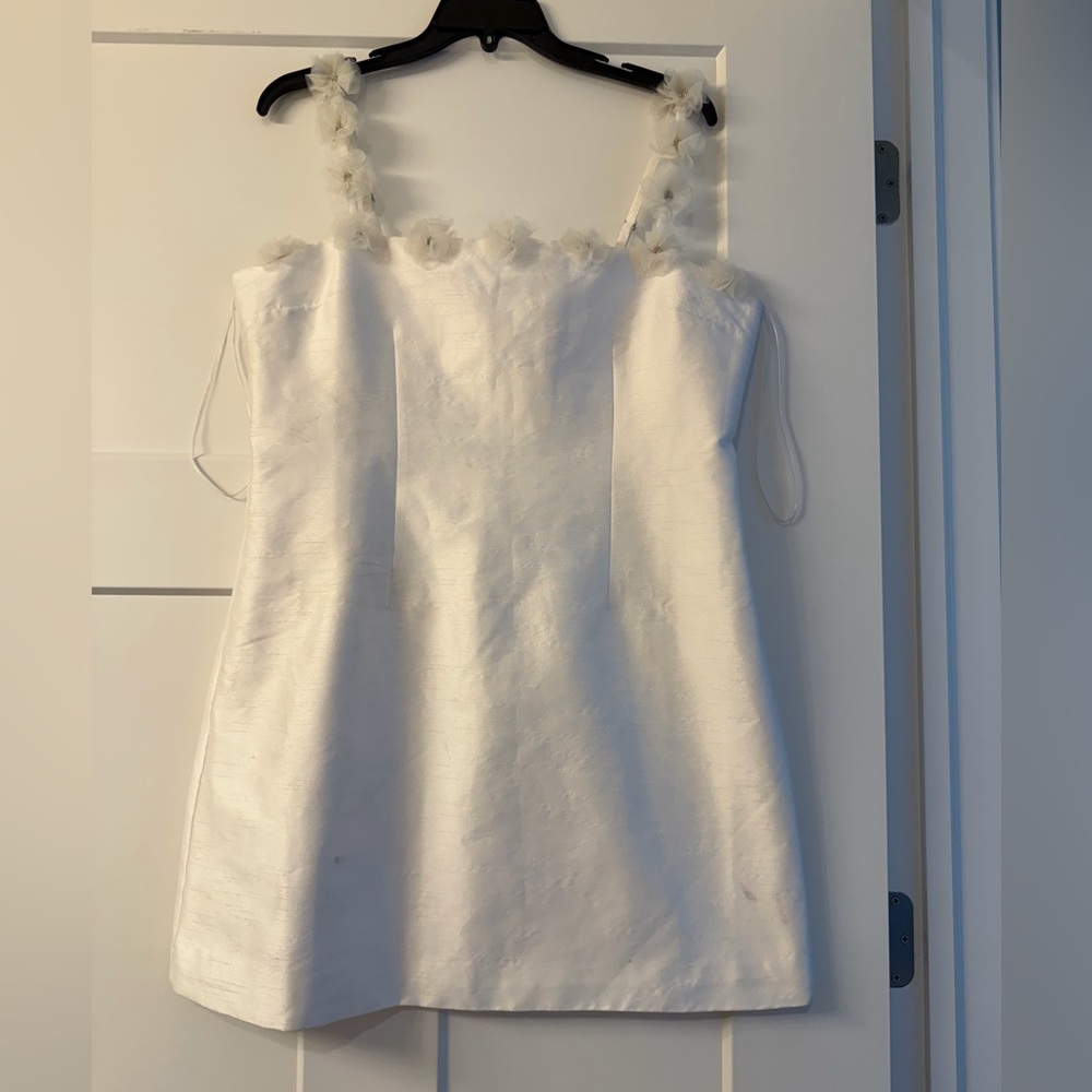 Likely White Floral Mini Dress - Picture 10 of 12